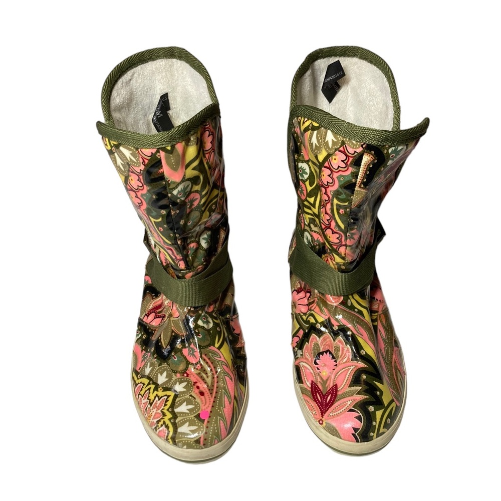 Sporto Hayden Floral Snow Rain Boots 7.5